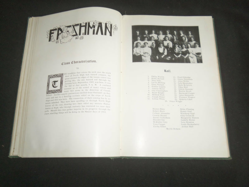 1908 ORACLE NORTH HIGH SCHOOL YEARBOOK - DES MOINES, IOWA - YB 2557
