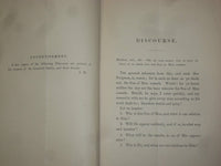 1859 DISCOURSE AT THE FUNERAL OF THE HON. JOHN SMITH WHEELER - VERMONT - J 4697