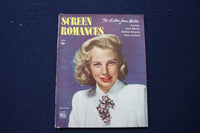 1946 APRIL SCREEN ROMANCES MAGAZINE - JUNE ALLYSON COVER - E 12721