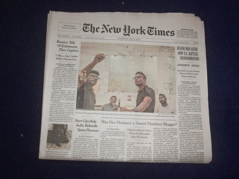 2023 JULY 6 NEW YORK TIMES - RULING MAY ALTER HOW U.S. BATTLES DISINFORMATION