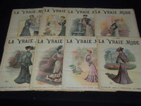1902 LA VRAIE MODE FRENCH FASHION MAGAZINE LOT OF 41 ISSUES - O 3442H