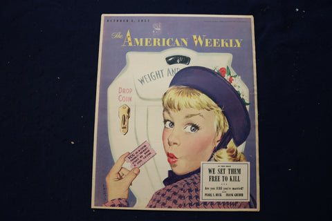 1952 OCT 5 AMERICAN WEEKLY MAGAZINE - BETTY HUTTON AD - E 23236