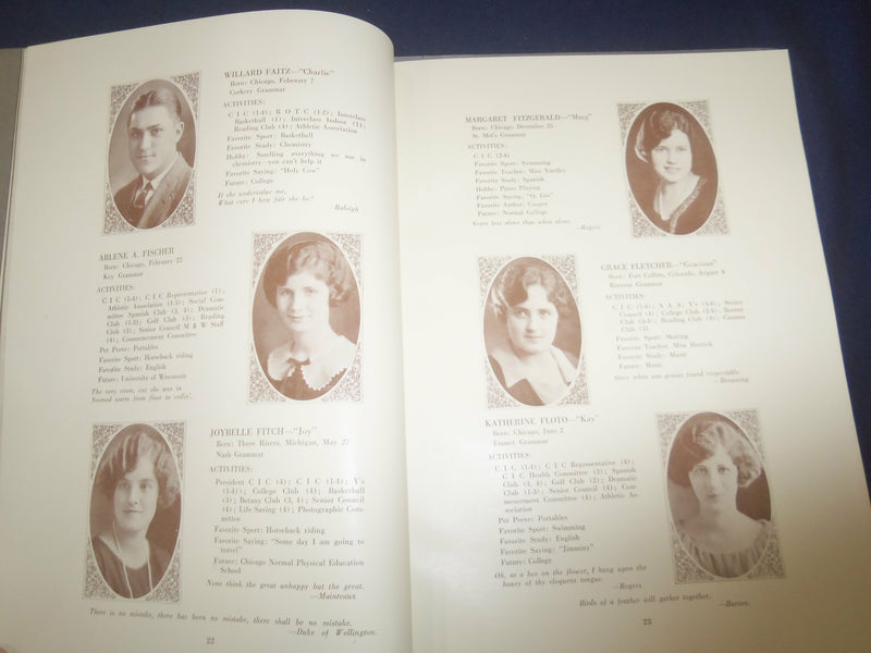 1922 1/2 THE MAROON AND WHITE AUSTIN HIGH SCHOOL YEARBOOK - CHICAGO, IL -YB 2375