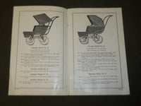 1920'S FULTON FOLDING GO-CARTS AND BABY CARRIAGES CATALOG - CHICAGO - J 3830