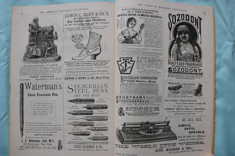1887 AMERICAN MONTHLY ILLUSTRATED MAGAZINE - LOT OF 2 - K 3287