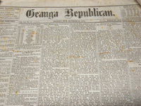 1874 DECEMBER 30 GEAUGA REPUBLICAN NEWSPAPER - CHARDON OHIO - NP 3879J