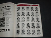 1987 OCTOBER 10 TEMPLE VS. TULSA FOOTBALL PROGRAM - J 3748