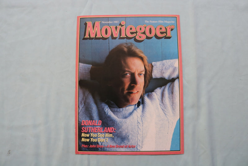 1983 NOVEMBER MOVIEGOER MAGAZINE - DONALD SUTHERLAND COVER - FRENCH - E 19813