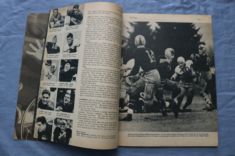1947 STREET AND SMITH'S FOOTBALL PICTORIAL MAGAZINE - CONNOR COVER - ST 5506P