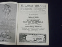 1945 MAY 6 PLAYBILL PROGRAM - OKLAHOMA - RUTH WESTON - J 6468