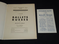 1934 BALLETS RUSSES DE MONTE CARLO PROGRAM - GREAT PHOTOS - J 7275