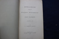 1870 COLBY UNIVERSITY 50TH ANNIVERSARY DICOURSE SOFTCOVER - LOT OF 2 - K 846