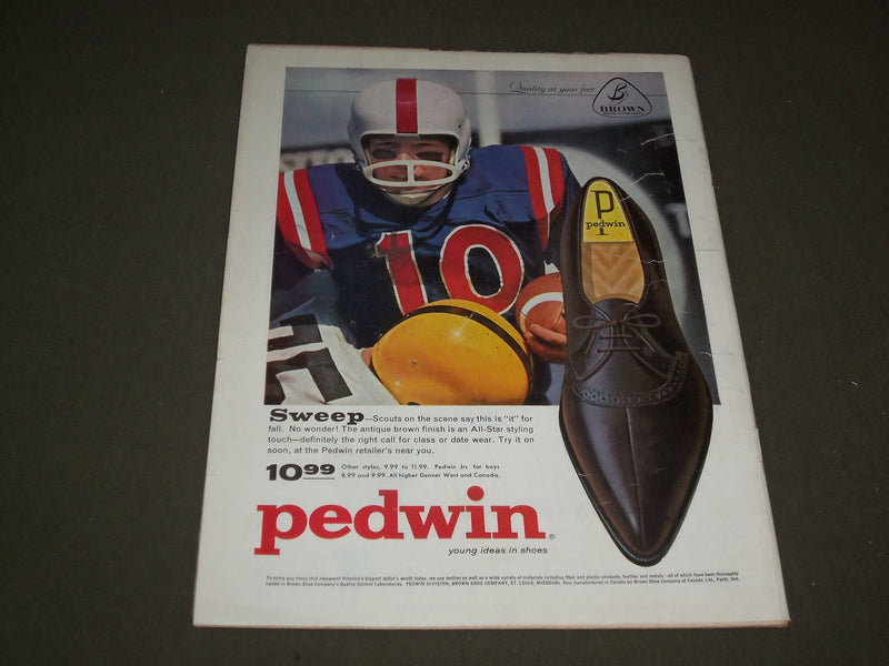 1961 AUGUST 28 SPORTS ILLUSTRATED MAGAZINE - JOHN SELLERS - SP 9020
