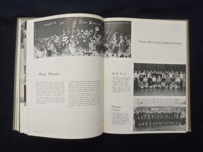 1956 WARBLER EASTERN ILLINOIS STATE COLLEGE YEARBOOK - CHARLESTON, IL - YB 3314