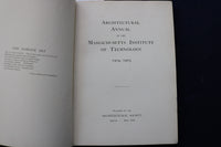 1905 M.I.T. ARCHITECTURAL ANNUAL HARDCOVER BOOK - K 1302