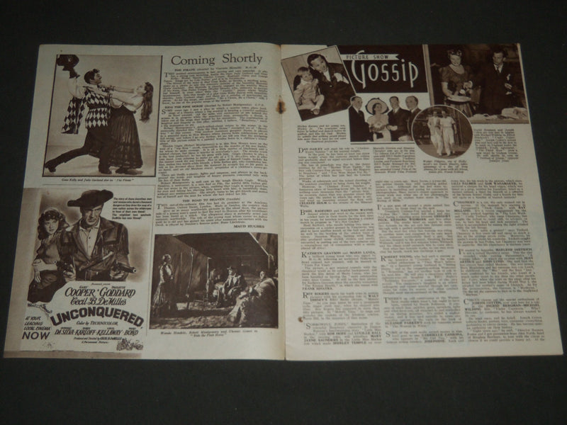 1948 SEPTEMBER 4 PICTURE SHOW MAGAZINE - MOIRA SHEARER COVER - ST 4757