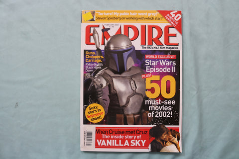 2002 FEBRUARY EMPIRE MAGAZINE - STAR WARS EPISODE II COVER - E 19660