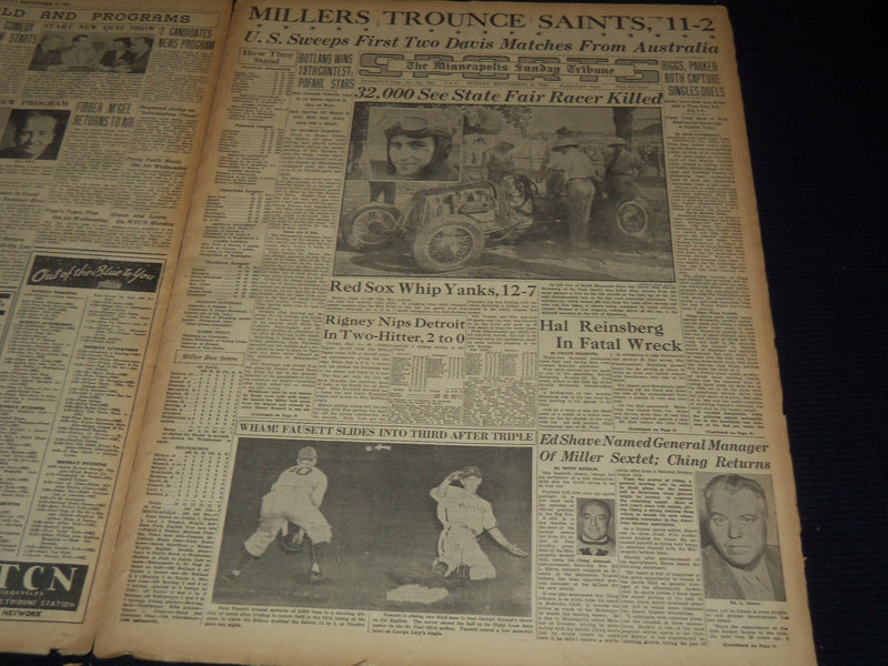 1939 SEPT 3 MINNEAPOLIS SUNDAY TRIBUNE EXTRA - BRITISH DECLARE WAR - NT 9519