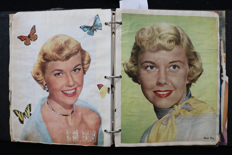 1950'S MOVIE STARS SCRAPBOOK - DORIS DAY - ESTHER WILLIAMS - E 24899
