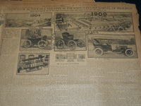 1909 THE BOSTON HERALD SUNDAY MAGAZINE SECTIONS LOT OF 21 - NICE PHOTOS - UP 94