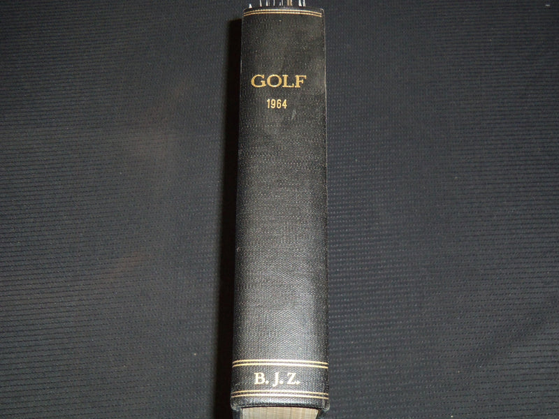 1964 JANUARY-DECEMBER GOLF MAGAZINE BOUND VOLUME - GREAT COVERS - R 425
