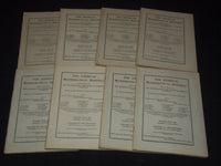 1923 THE AMERICAN MATHEMATICAL MONTHLY MAGAZINE LOT OF 8- COMPLETE YR - WR 277G