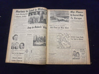 1958 JULY 15 BOSTON DAILY RECORD NEWSPAPER - GI'S LAND IN MIDEAST - NP 6356