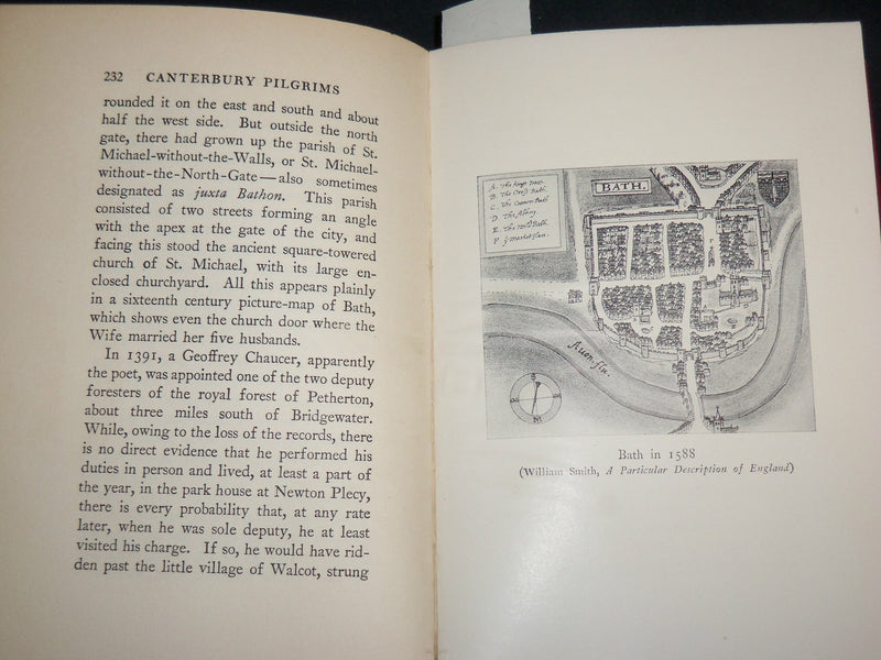 1926 SOME NEW LIGHT ON CHAUCAR HARDCOVER BOOK BY JOHN MATTHEWS MANLY - KD 6662