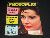 1958 JUNE PHOTOPLAY MAGAZINE - ELIZABETH TAYLOR FRONT COVER - E 1798
