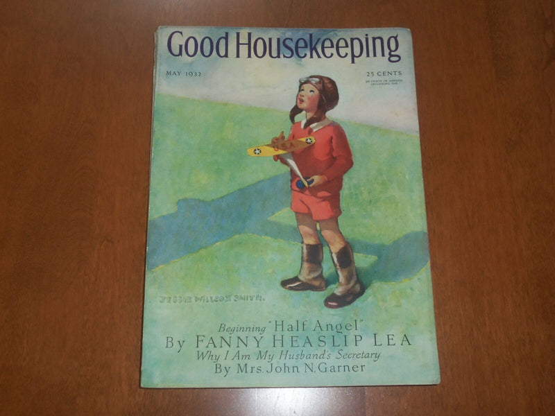 1932 MAY GOOD HOUSEKEEPING MAGAZINE - JESSIE WILCOX SMITH COVER - ST 454
