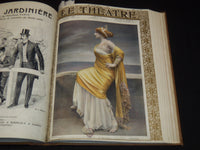 1906 JANUARY-JUNE LE THEATRE MAGAZINE BOUND VOLUME - 12 ISSUES - KD 2278F