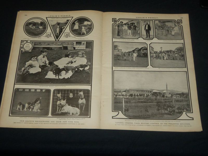 1901 SEPTEMBER 14 LESLIE'S WEEKLY MAGAZINE - TO WORK OR NOT TO WORK - NP 4411