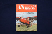 1946 MAY AIR WORLD MAGAZINE - DANISH KZ-3 COVER - E 11371