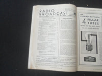 1929 NOVEMBER RADIO BROADCAST MAGAZINE - NICE COVER, ARTICLES & PHOTOS - B 434W