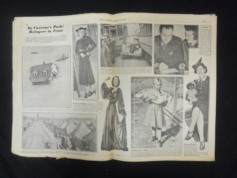 1937 FEBRUARY 14 NY SUNDAY MIRROR-OFFICIALS ON TRIAL IN 'TORTURE MURDER'-NP 2324