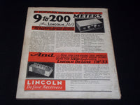 1933 MARCH SHORT WAVE CRAFT MAGAZINE NICE COVER - E 127