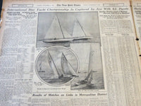 1925 SEPTEMBER 6 NEW YORK TIMES - JONES KEEPS TITLE BOROTRA UNCONSCIOUS- NT 6488