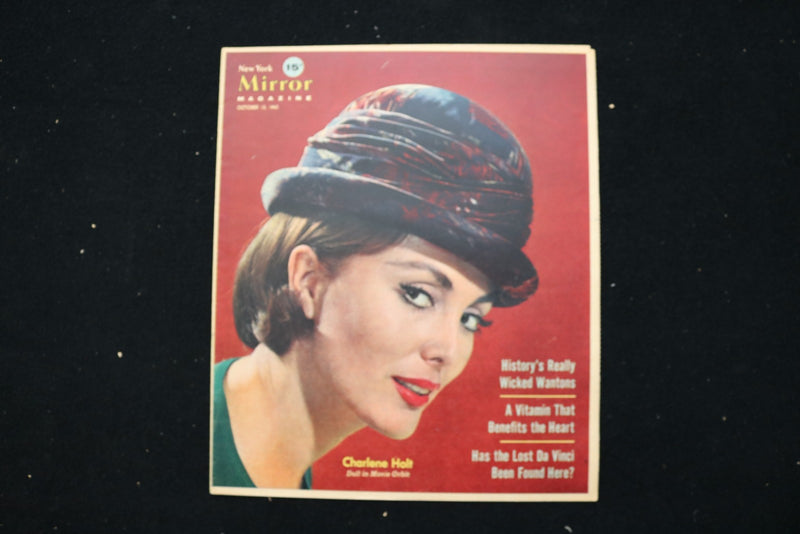 1963 OCTOBER 13 NEW YORK MIRROR MAGAZINE - CHARLENE HOLT COVER - E 25516
