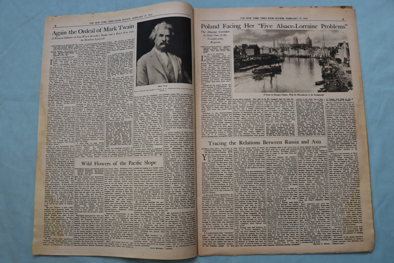 1933 FEB 19 NEW YORK TIMES BOOK REVIEW SECTION - HENRY ADAMS 'FAILURES'- NP 9162