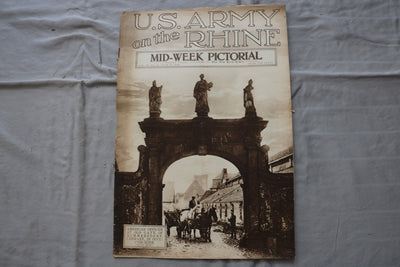 1919 JUNE 19 MID-WEEK PICTORIAL MAGAZINE SECTION - U.S. ARMY ON RHINE - NP 9260