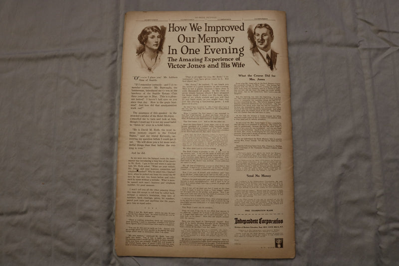 1918 NOV 14 MID-WEEK PICTORIAL MAGAZINE SECTION - VICTOR EMMANUEL III - NP 9265