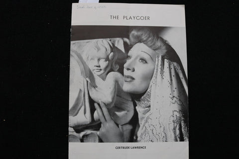 1942 LADY IN THE DARK PROGRAM & TICKET STUB - GERTRUDE LAWRENCE - K 2858