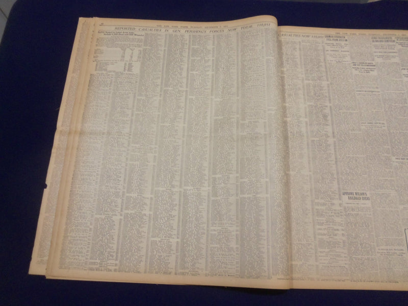 1918 DECEMBER 3 NEW YORK TIMES - EDMOND ROSTAND DIES - WILSON ADDRESS - NT 9160