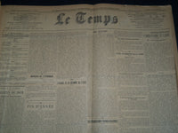 1935 JANUARY-MARCH LE TEMPS FRENCH NEWSPAPER BOUND VOLUME - VB 2