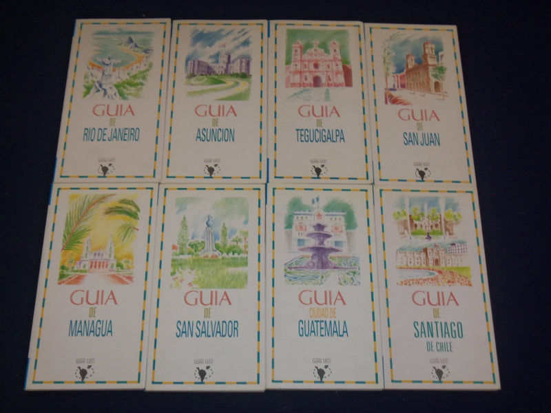 1980'S-1990'S GUIAS TURISTICAS UCCI LOT OF 18 SPANISH GUIDES - PHOTOS - KD 1508
