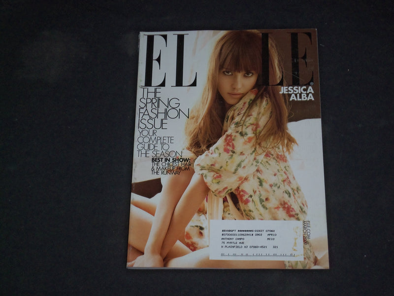 2009 MARCH ELLE MAGAZINE - JESSICA ALBA COVER - B 4251