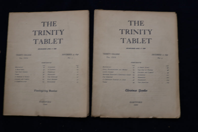1895-1897 THE TRINITY TABLET MAGAZINE - LOT OF 14 - O 3432