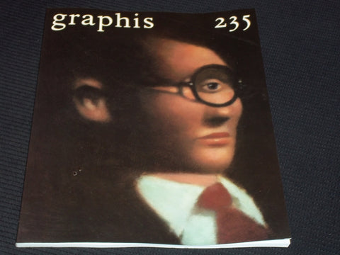 1985 #235 GRAPHIS MAGAZINE VERY NICE COVER ART & INSIDE PAGES - E 823