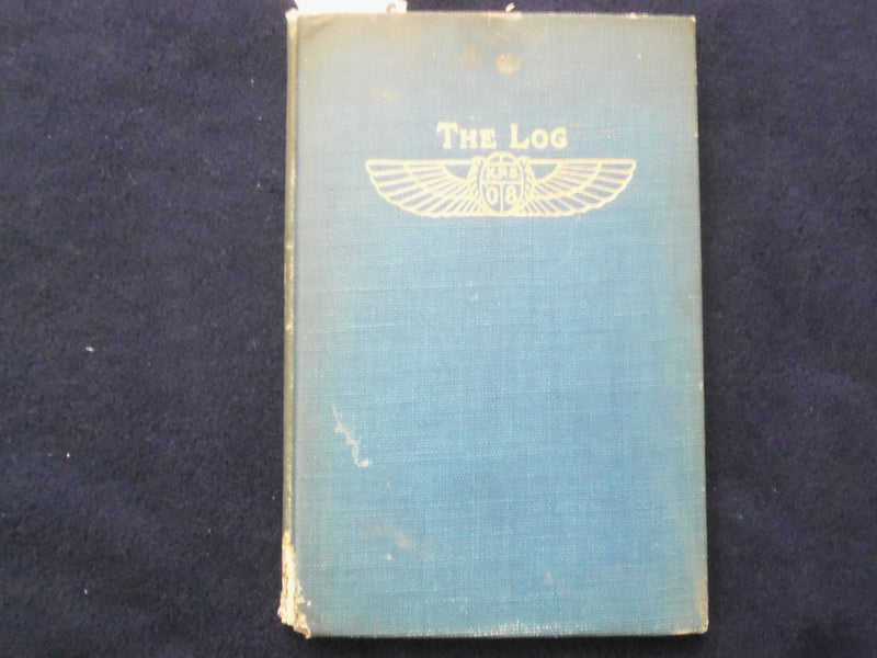 1908 THE LOG - KENT PLACE HARDCOVER BOOK - SUMMIT, NEW JERSEY - K 186