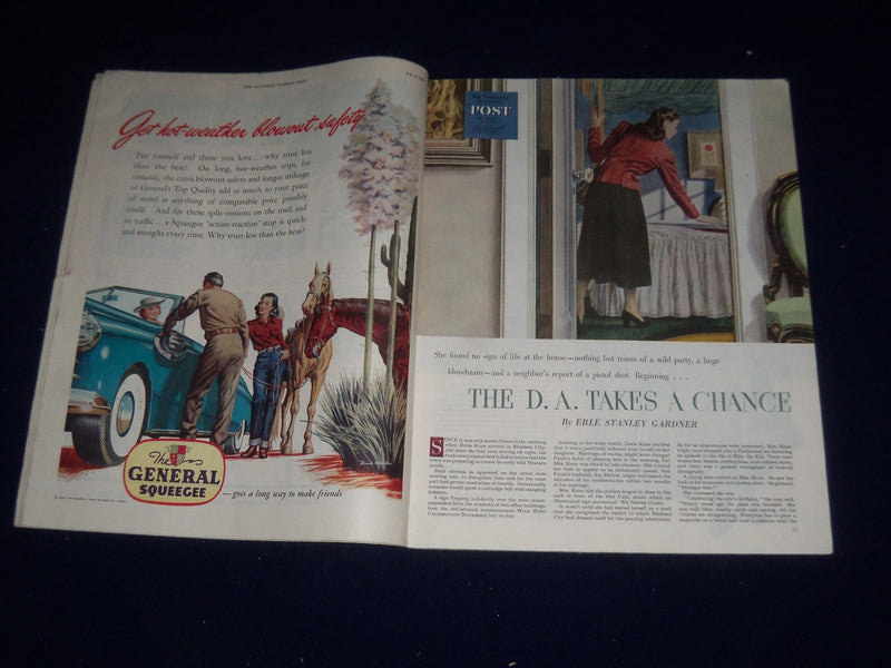 1948 JULY 31 THE SATURDAY EVENING POST MAGAZINE - ILLUSTRATED COVER - SP 5554